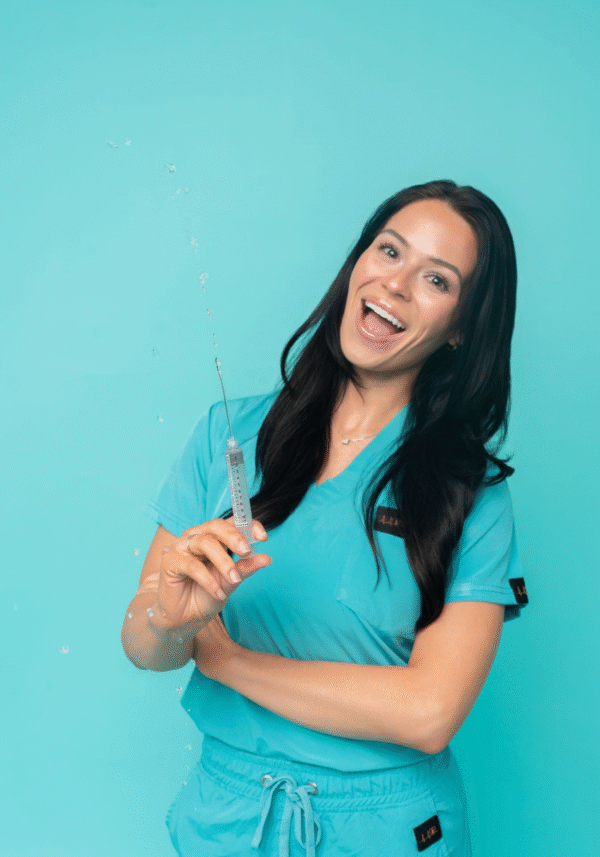 Tiffany Teal Blue Scrub top - Image 4